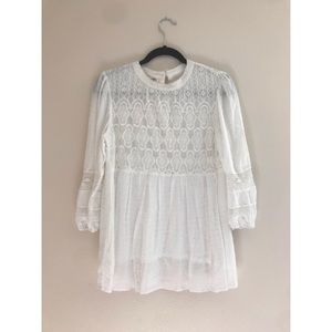 Embroidered Baby Doll Tunic